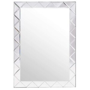 Modern Rectangle 30 x 21 inch Beveled Bathroom Wall Mirror