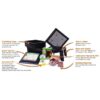 Black Worm Composter with Compost Tea Spigot - Indoor or Outdoor - Image 3