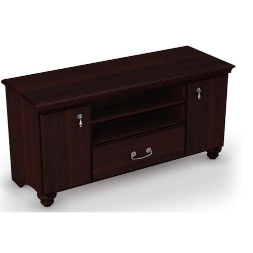48-inch Eco-Friendly TV Stand in Dark Mahogany - Image 2
