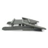 Outdoor All-Weather Folding Adirondack Chair in Gray Wood Finish - Made in USA - Image 3