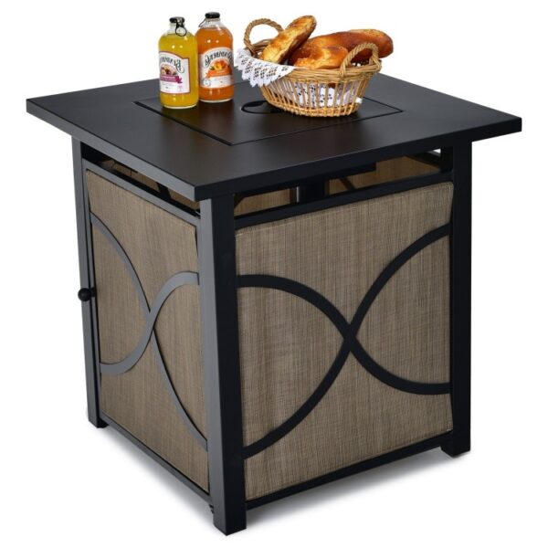40,000 BTU Portable LP Gas Propane Fire Pit Table - Image 2