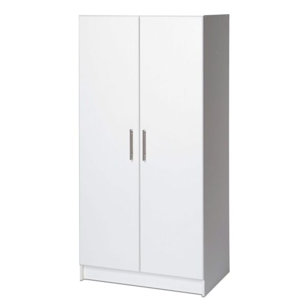 White Storage Cabinet Utility Garage Home Office Kitchen Bedroom - Image 2