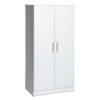 White Storage Cabinet Utility Garage Home Office Kitchen Bedroom - Image 3