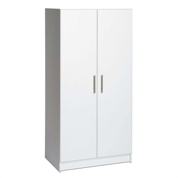 White Storage Cabinet Utility Garage Home Office Kitchen Bedroom - Image 3