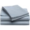 Full size 400-TC Egyptian Cotton Sheet Set in Smokey Blue