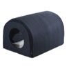 Outdoor Heated Cat House with Warm Padded Bed in Black - Image 2