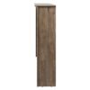 King size Bookcase Headboard in Drifted Gray Wood Finish - Image 3