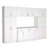 White Wall Cabinet with 2 Doors and Adjustable Shelf - Image 3