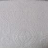 Queen 3-Piece Cotton Bedspread Set with 2 Shams in Grey Quilted Damask Pattern - Image 4
