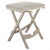 Folding Patio Table in Desert Clay Color Outdoor Resin - Made in USA - Image 2