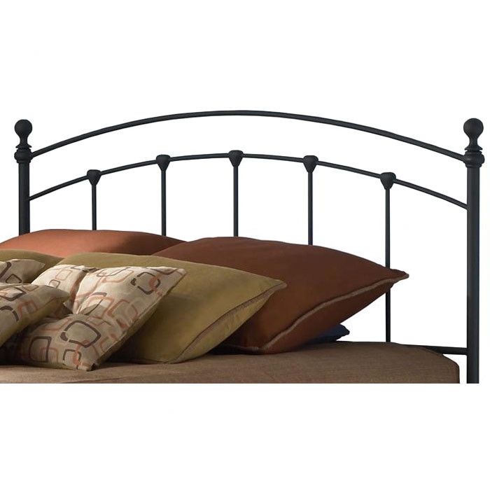 Queen size Metal Headboard in Matte Black Finish - Image 3