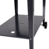 Black Metal Garden Potting Bench with Wheels - Image 3