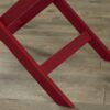 Modern 1-Drawer French Dovetail End Table Nightstand in Red Wood - Image 5
