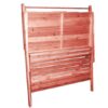 Outdoor Folding Wooden Potting Bench Garden Trellis with Storage Space - Image 2