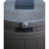 Brown Oak 50-Gallon Plastic Rain Barrel with Bottom Spigot - Image 4