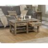 FarmHome Cedar Lodge 2 Drawer & 2 Faux Drawers Coffee Table - Image 3