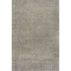 Gray 3' x 5' Flat Woven Hand Made Wool/Cotton Gray Area Rug