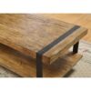 Contemporary Modern Classic Coffee Table in Worn Oak Finish - Image 4
