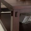Square Wood Coffee Table in Espresso Finish - Image 2