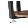 Farmhouse Rustic Round Side Table Nightstand End Table - Image 5