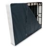 Twin size Steel Metal Box-Spring Mattress Foundation with Cover - Image 2