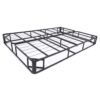 Twin size Steel Metal Box-Spring Mattress Foundation with Cover - Image 3