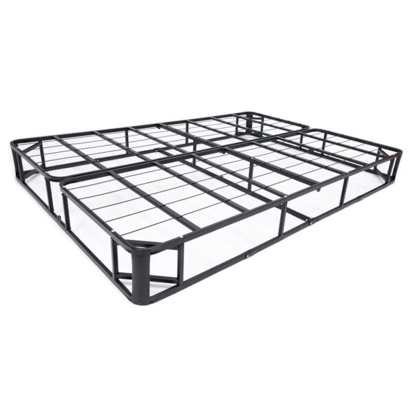Twin size Steel Metal Box-Spring Mattress Foundation with Cover - Image 3