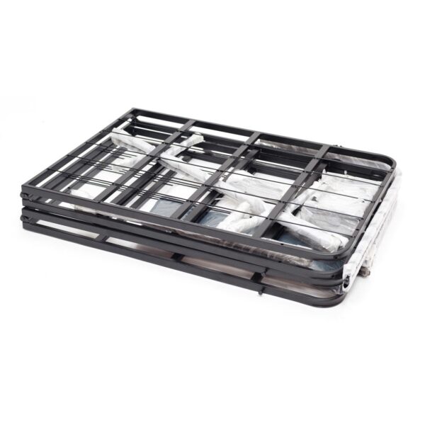Twin size Steel Metal Box-Spring Mattress Foundation with Cover - Image 4