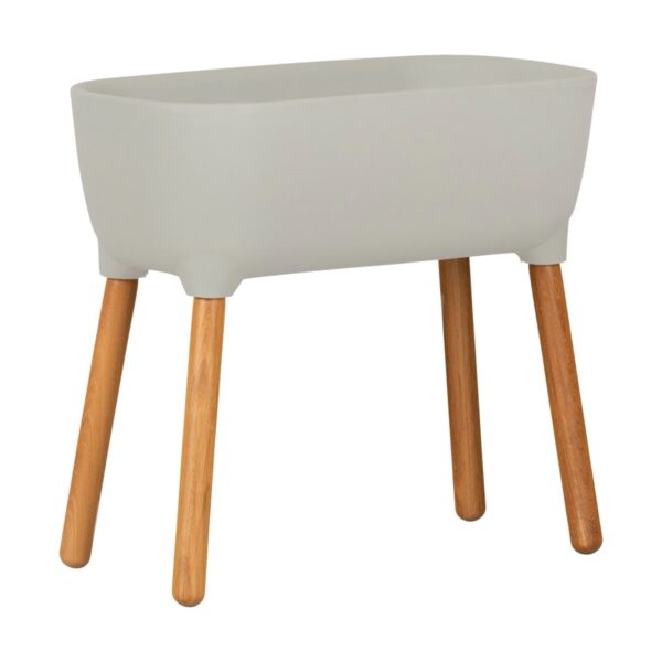 Grey Scandinavian Elevated Raised Smart Drainage Planter Bed - Image 2