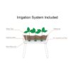 Grey Scandinavian Elevated Raised Smart Drainage Planter Bed - Image 5