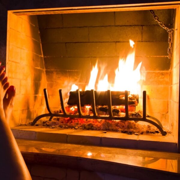 Fireplace Log Grate for Indoor/Outdoor Fire Pit Fireplace - Image 2