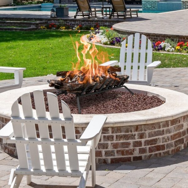 Fireplace Log Grate for Indoor/Outdoor Fire Pit Fireplace - Image 3