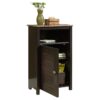 Bathroom Floor Cabinet with Shelf and Faux Granite Top - Image 2