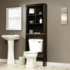 Over Toilet Bathroom Storage Cabinet Shelves Cubby Etagere - Image 2