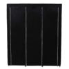 Steel Frame Black Fabric Portable Wardrobe Clothes Closet with Storage Shelves - Image 3