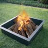 Heavy Duty Square Steel Fire Pit - Image 3