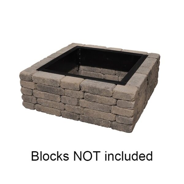 Heavy Duty Square Steel Fire Pit - Image 4