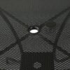 Ash Black Steel 28 x 28 inch Metal Outdoor Dining Patio Table - Image 3