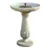 Outdoor Solar Fountain Bird Bath in Fade Resistant Resin with Solar Pump - Image 2