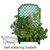 Indoor/Outdoor Green Polypropylene Wheeled Trellis Planter - Image 2