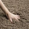6'7" x 9'6" Hand-Tufted Plush Taupe Area Rug - Image 2