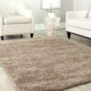 8' x 10' Hand-Tufted Plush Taupe Area Rug - Image 5