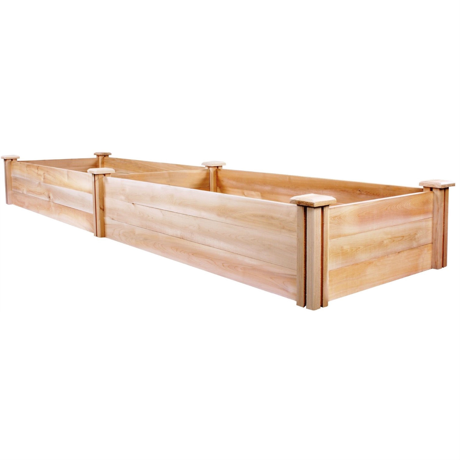 Cedar Wood 2-Ft x 8-Ft Outdoor Raised Garden Bed Planter Frame - Made in USA - Image 2