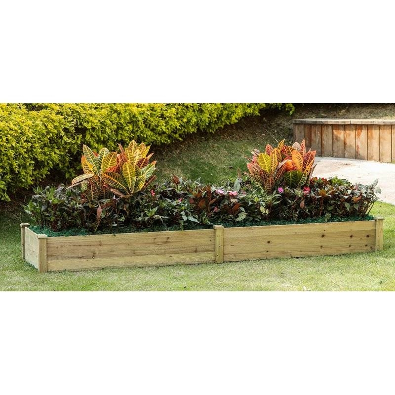 Cedar Wood 2-Ft x 8-Ft Outdoor Raised Garden Bed Planter Frame - Made in USA - Image 3