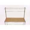 Metal Bakers Rack with Hanging Bar and Bamboo Cutting Board - Image 4