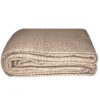 Full / Queen 3-Piece 100% Cotton Quilted Bedspread in Taupe - Image 2