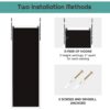 White Full Length Bedroom Mirror with Over the Door or Wall Mounted Design - Image 5