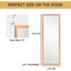 Gold Full Length Bedroom Mirror with Over the Door or Wall Mounted Design - Image 4