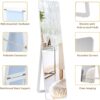 Modern Freestanding Full Length Floor Mirror with Stand or Wall Mounted - Image 5