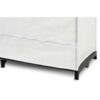 46-inch White Portable Closet Clothes Organizer Wardrobe - Image 4